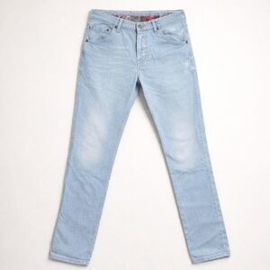 Pepe Jeans Men's Straight-leg Dawn Bleached Denim Blue Jeans, Size 32